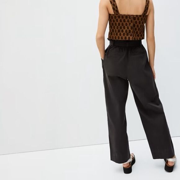 Everlane The Paperbag Black Pants - Picture 5 of 14